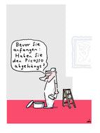 Picasso, abgehängt